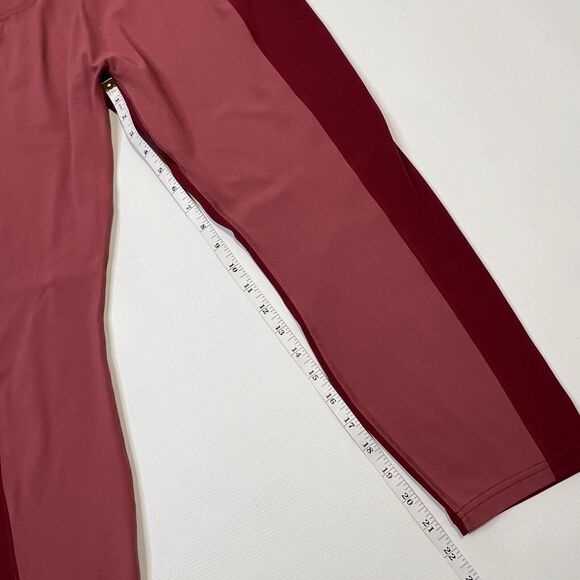 ATHLETA Transcend Color Block 7/8 Tight Leggings Womens Size 2X Berry Rose - Picture 3 of 11